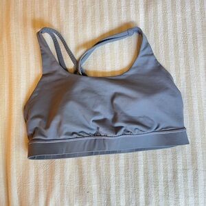 purple lululemon energy sports bra size 8